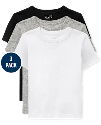 Baby And Toddler Boys Tee Shirt 3-Pack - multi