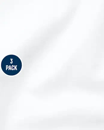 Baby And Toddler Boys Tee Shirt 3-Pack - white