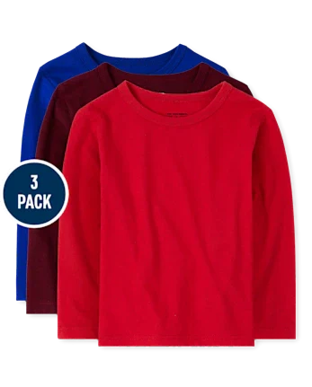 Baby And Toddler Boys Tee Shirt 3-Pack - multi
