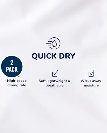 Baby And Toddler Boys Quick Dry Pull On Jogger Pants 2-Pack - multi