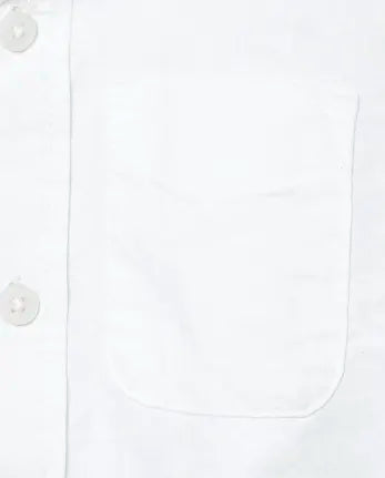 Baby And Toddler Uniform Oxford Button Down Shirt - white