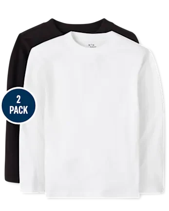 Baby And Toddler Boys Tee Shirt 2-Pack - multi