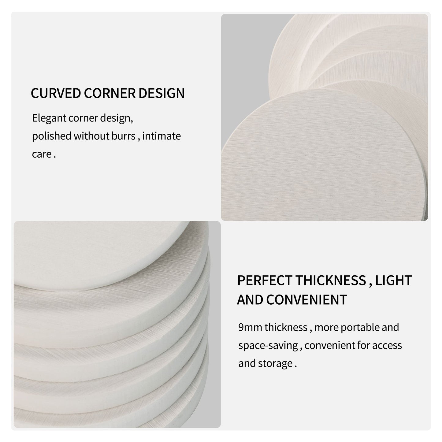 "Sunset Desert" Creative Round Coaster | Captivating Desert Landscape Illustration, Warm Natural Artistic Design
