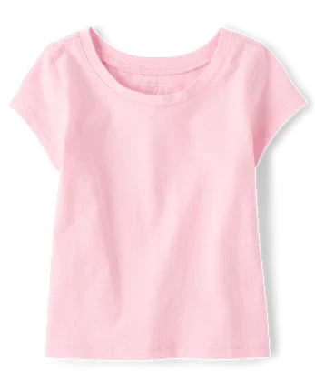 Baby And Toddler Girls Tee Shirt - pink