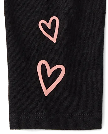 Baby And Toddler Girls Tutu Graphic Tee - black