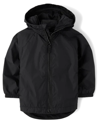 Baby And Toddler Boys Windbreaker Jacket - black