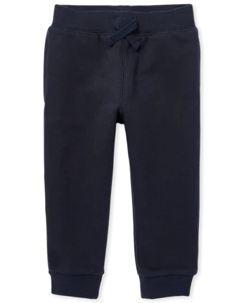 Baby And Toddler Fleece Jogger Pants - blue