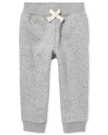 Baby And Toddler Fleece Jogger Pants - gray