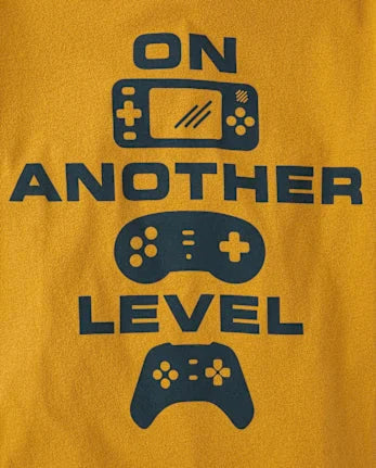 Boys Gaming Graphic Tee - yellow