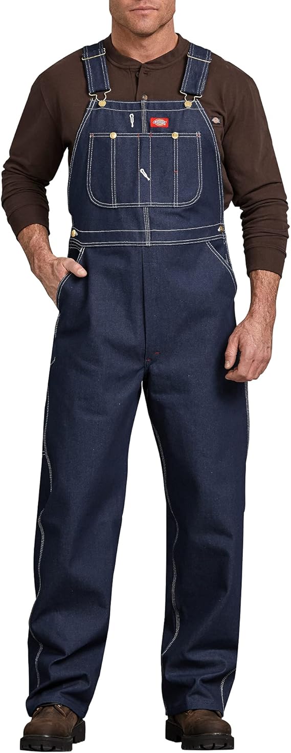 š„Last Day Promotionš„Men's Denim Bib Overalls, Workwear with Adjustable Straps and Convenient Tool Pockets