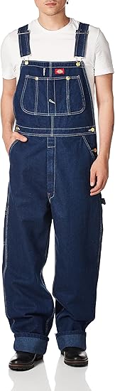 š„Last Day Promotionš„Men's Denim Bib Overalls, Workwear with Adjustable Straps and Convenient Tool Pockets