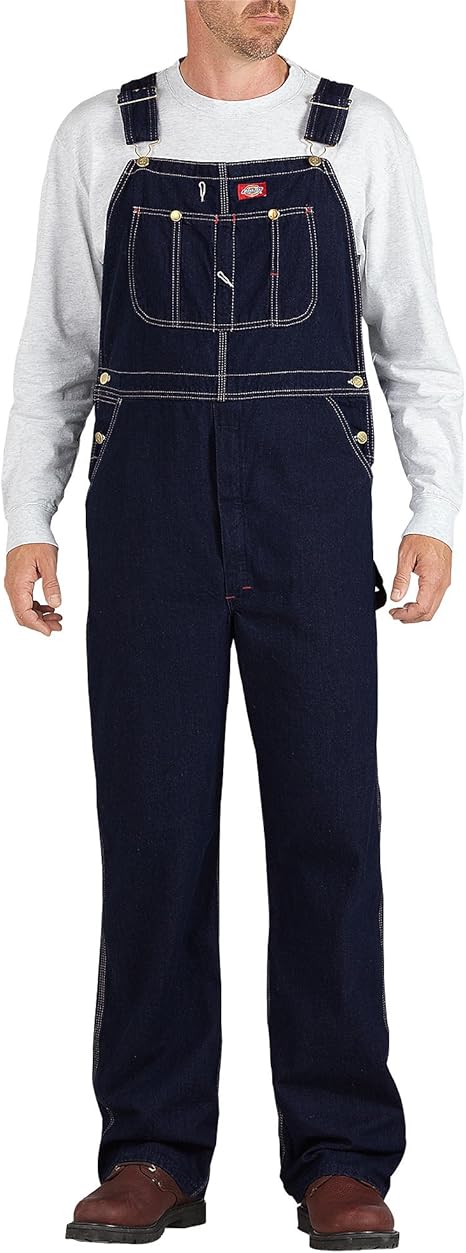 š„Last Day Promotionš„Men's Denim Bib Overalls, Workwear with Adjustable Straps and Convenient Tool Pockets