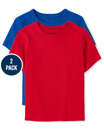 Baby And Toddler Boys Tee Shirt 2-Pack - multi