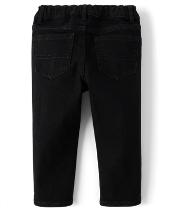 Baby And Toddler Boys Skinny Jeans - black