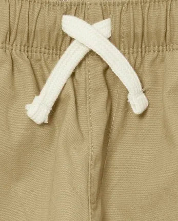 Baby And Toddler Boys Stretch Pull On Jogger Pants - tan