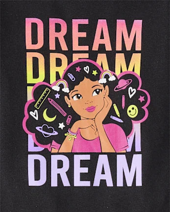 Girls Dream Snug Fit Cotton Pajamas - gray