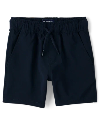 Baby And Toddler Boys Quick Dry Stretch Pull On Jogger Shorts - blue