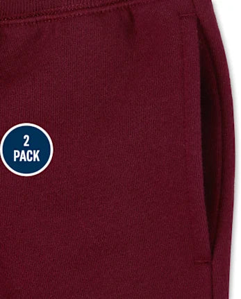 Baby And Toddler Fleece Jogger Pants 2-Pack - multi