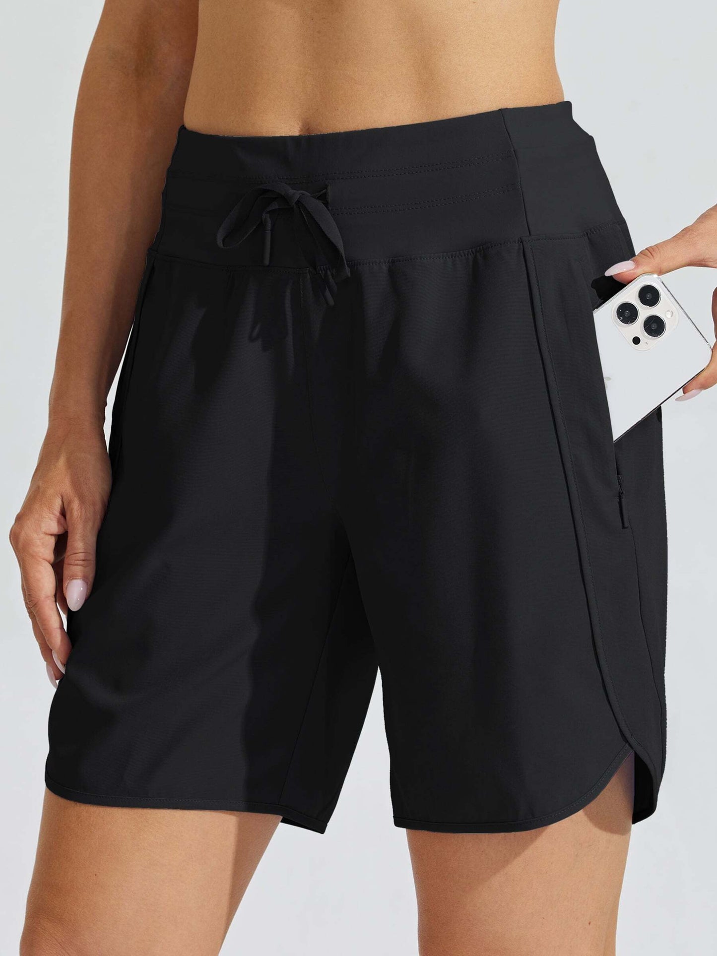 Women's 7 Inseam Athletic High Wasistband Shorts (Buy 2 Free Shipping)