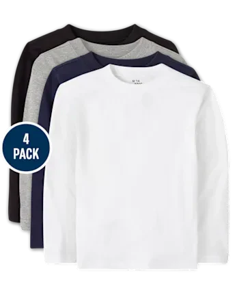 Baby And Toddler Boys Tee Shirt 4-Pack - multi