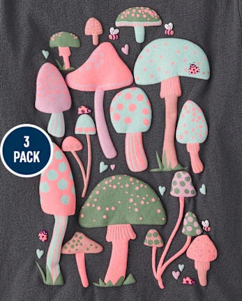 Girls Animal Graphic Tee 3-Pack - multi