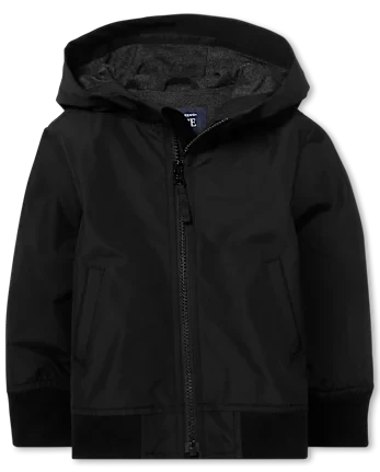 Baby And Toddler Boys Windbreaker Jacket - black