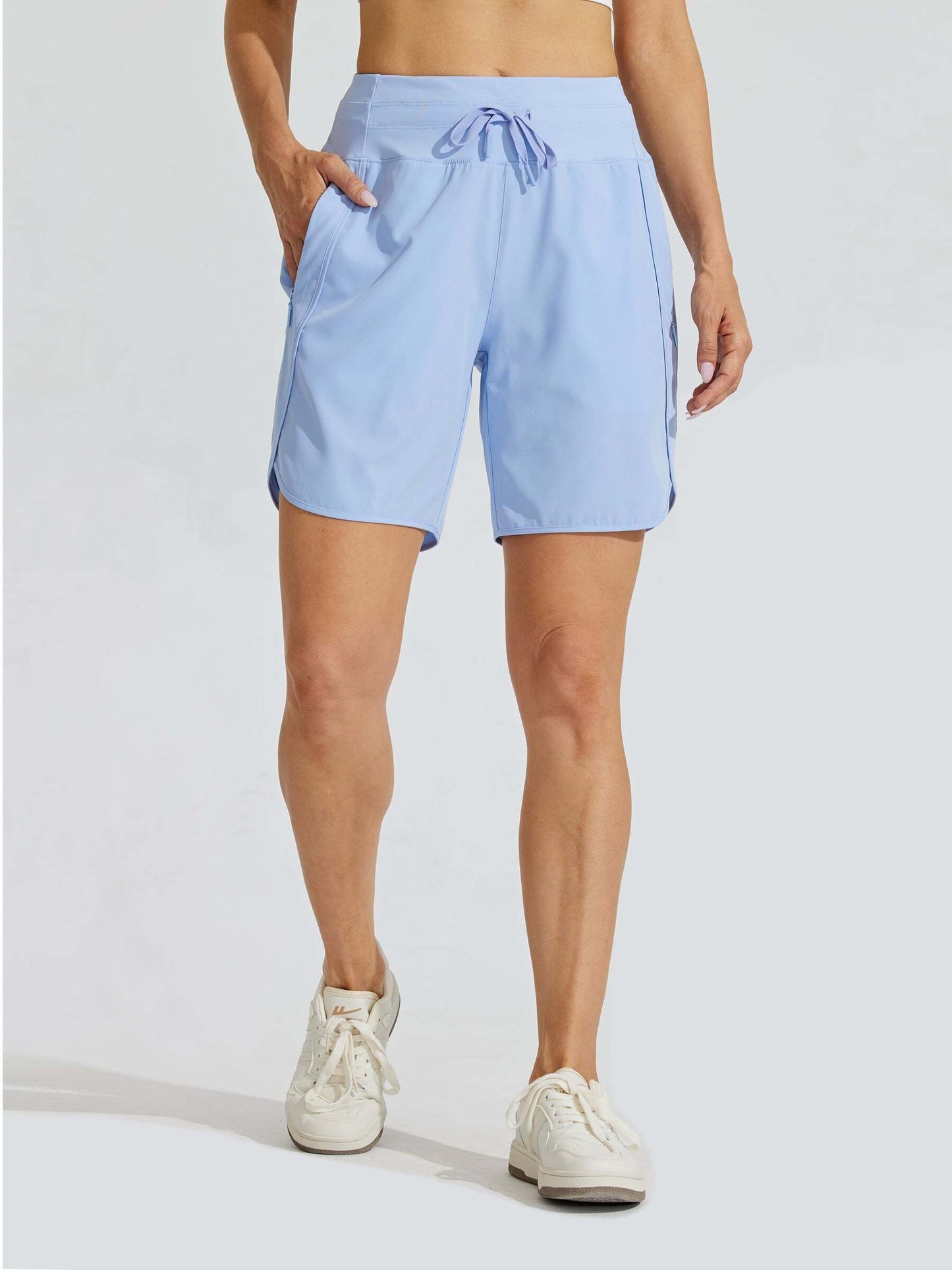 Women's 7 Inseam Athletic High Wasistband Shorts (Buy 2 Free Shipping)
