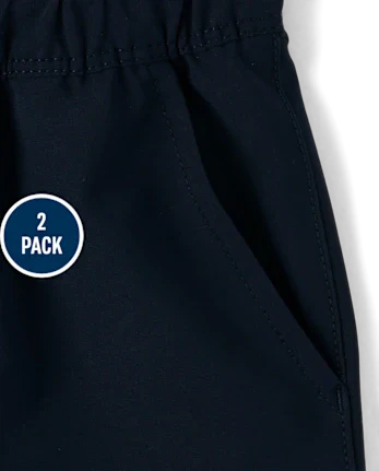 Baby And Toddler Boys Quick Dry Pull On Jogger Shorts - blue