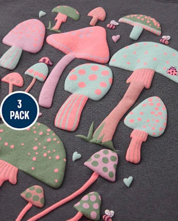 Girls Animal Graphic Tee 3-Pack - multi