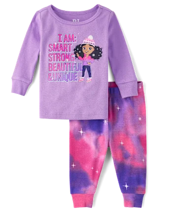 Baby And Toddler Girls Girl Snug Fit Cotton Pajamas - pink