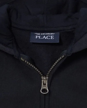 Baby and Toddler Fleece Zip Up Hoodie - blue