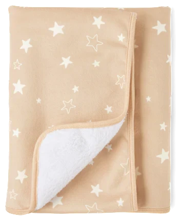 Baby Star Cozy Blanket - tan
