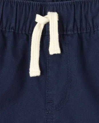Baby And Toddler Boys Pull On Jogger Shorts - blue