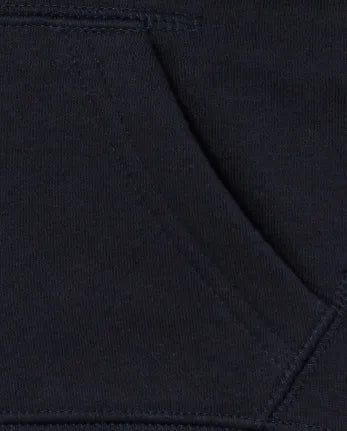 Baby and Toddler Fleece Zip Up Hoodie - blue