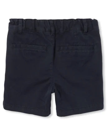 Baby and Toddler Boys Uniform Stretch Chino Shorts - blue