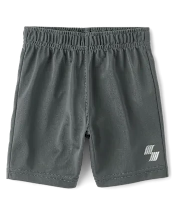 Toddler Boys Basketball Shorts - black