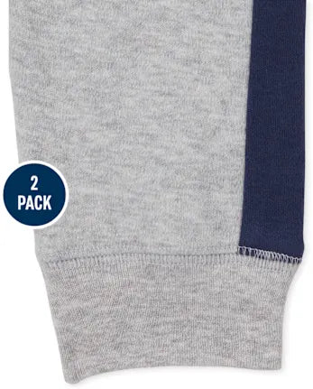 Baby Side Stripe Pants 2-Pack - blue