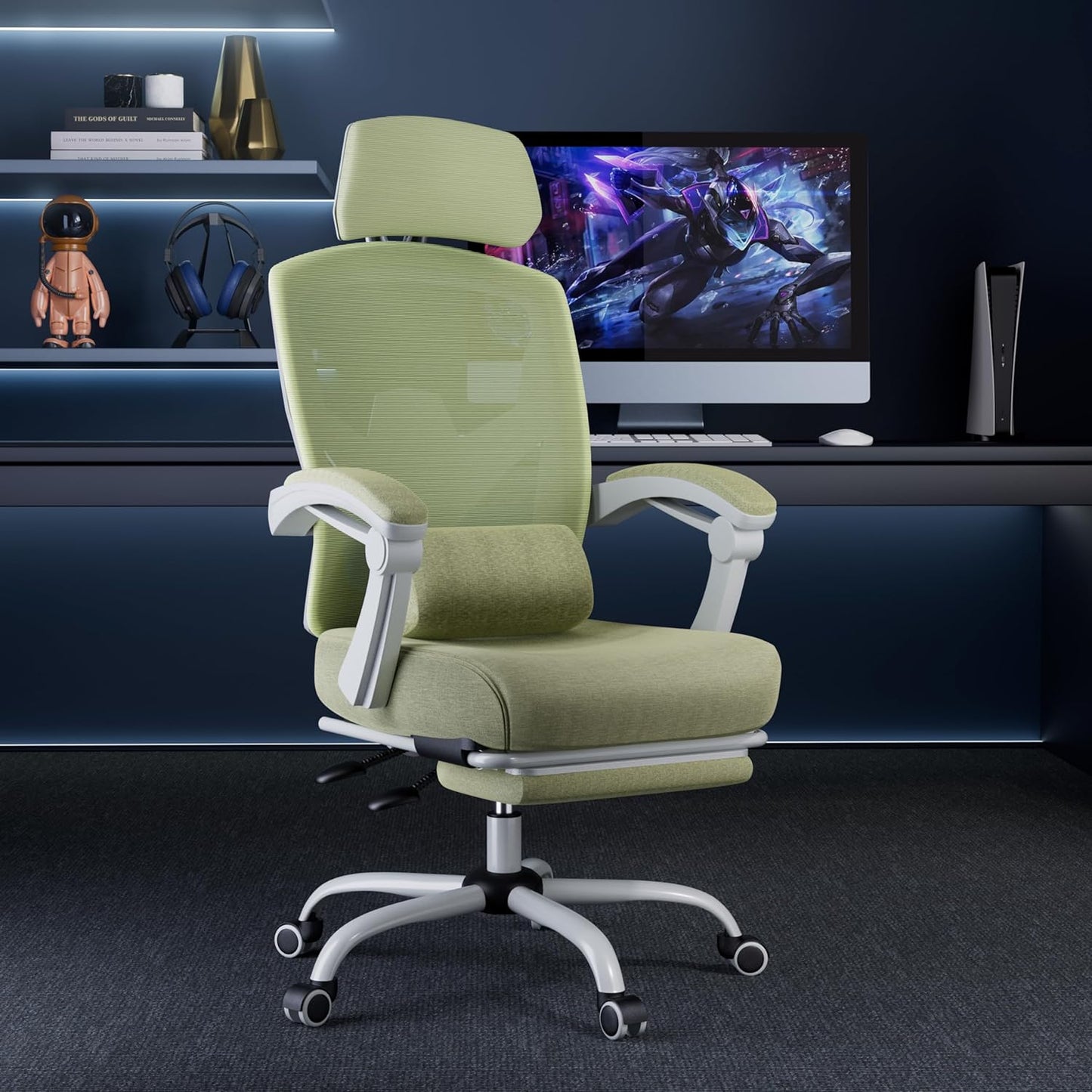 CDC Stealth™ - Ergonomic Office Chair with Lumbar and Headrest Support