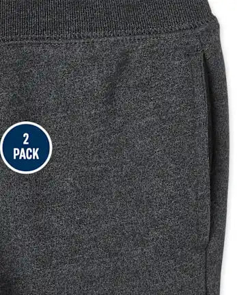 Baby And Toddler Fleece Jogger Pants 2-Pack - multi