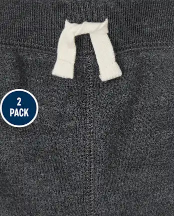 Baby And Toddler Fleece Jogger Pants 2-Pack - multi