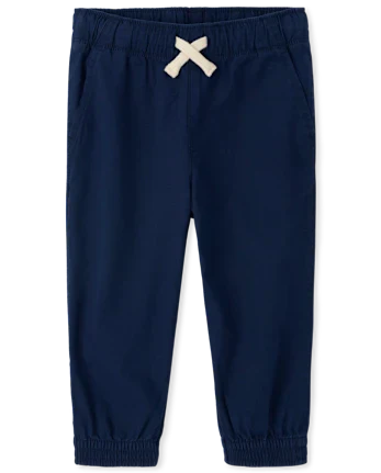 Baby And Toddler Boys Stretch Pull On Jogger Pants - blue