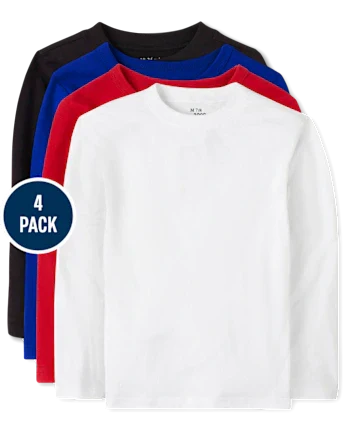 Baby And Toddler Boys Tee Shirt 4-Pack - multi