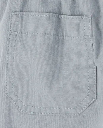 Baby And Toddler Boys Pull On Jogger Shorts - gray