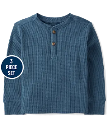 Baby And Toddler Boys Plaid 3-Piece Outfit Set - multi