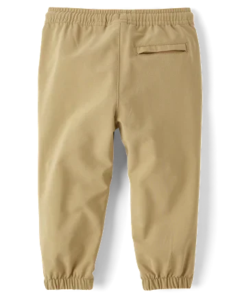 Baby And Toddler Boys Quick Dry Stretch Pull On Jogger Pants - tan