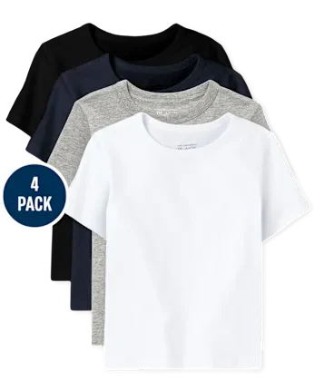 Baby And Toddler Boys Tee Shirt 4-Pack - multi