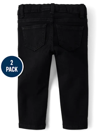 Baby And Toddler Girls Skinny Jeans 2-Pack - multi