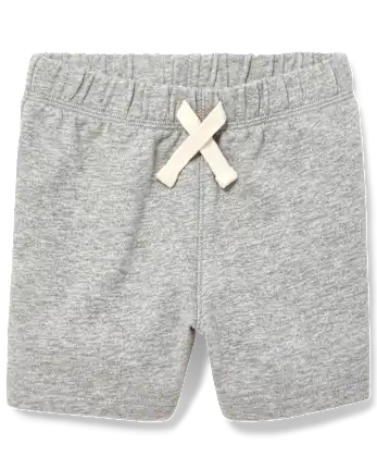Baby And Toddler French Terry Shorts - gray