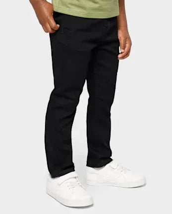 Baby And Toddler Boys Skinny Jeans - black