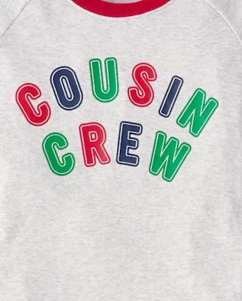 Kids Cousin Crew Snug Fit Cotton And Microfleece Pajamas - blue